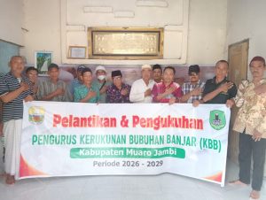 Andri Fajar Resmi Dilantik Jadi Ketua KBB Muaro Jambi