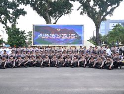 Polda Jambi Gelar Apel Penyambutan 40 Personel BKO Penanganan Bencana Sumbar.