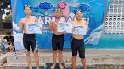2 Atlet ” Media Swimming Club” Naik Podium 2 Dan 3 Di Renang Gaya Bebas Kaki Putra.